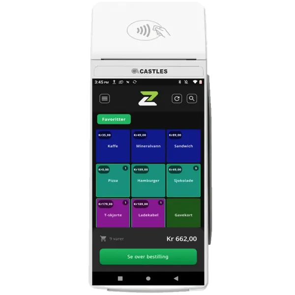 Z-POS S1F2 i bruk